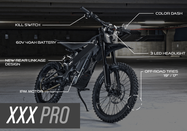 Talaria XXX Pro specifications:features